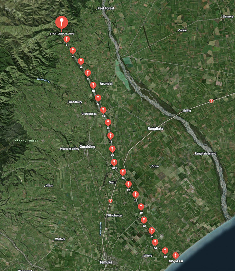 Orari River Survey: click the image to open a larger file